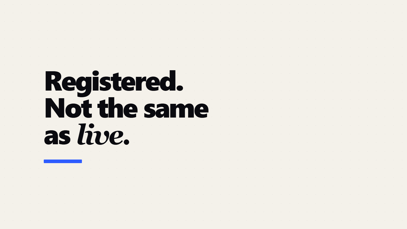Domain Name Availability API: Registered Is Not the Same as Live