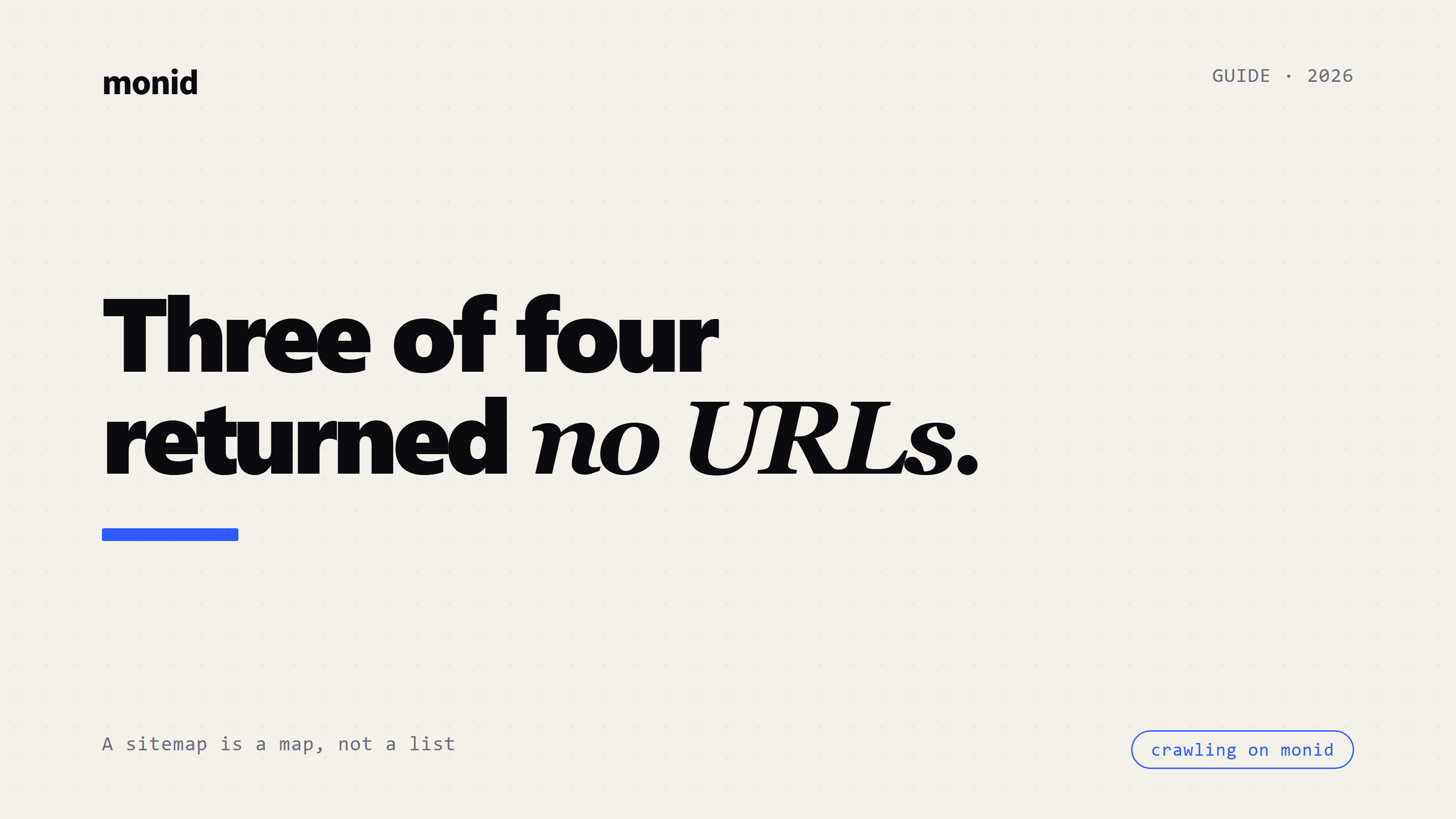 Find All URLs on a Domain: Why the Sitemap Route Usually Stops