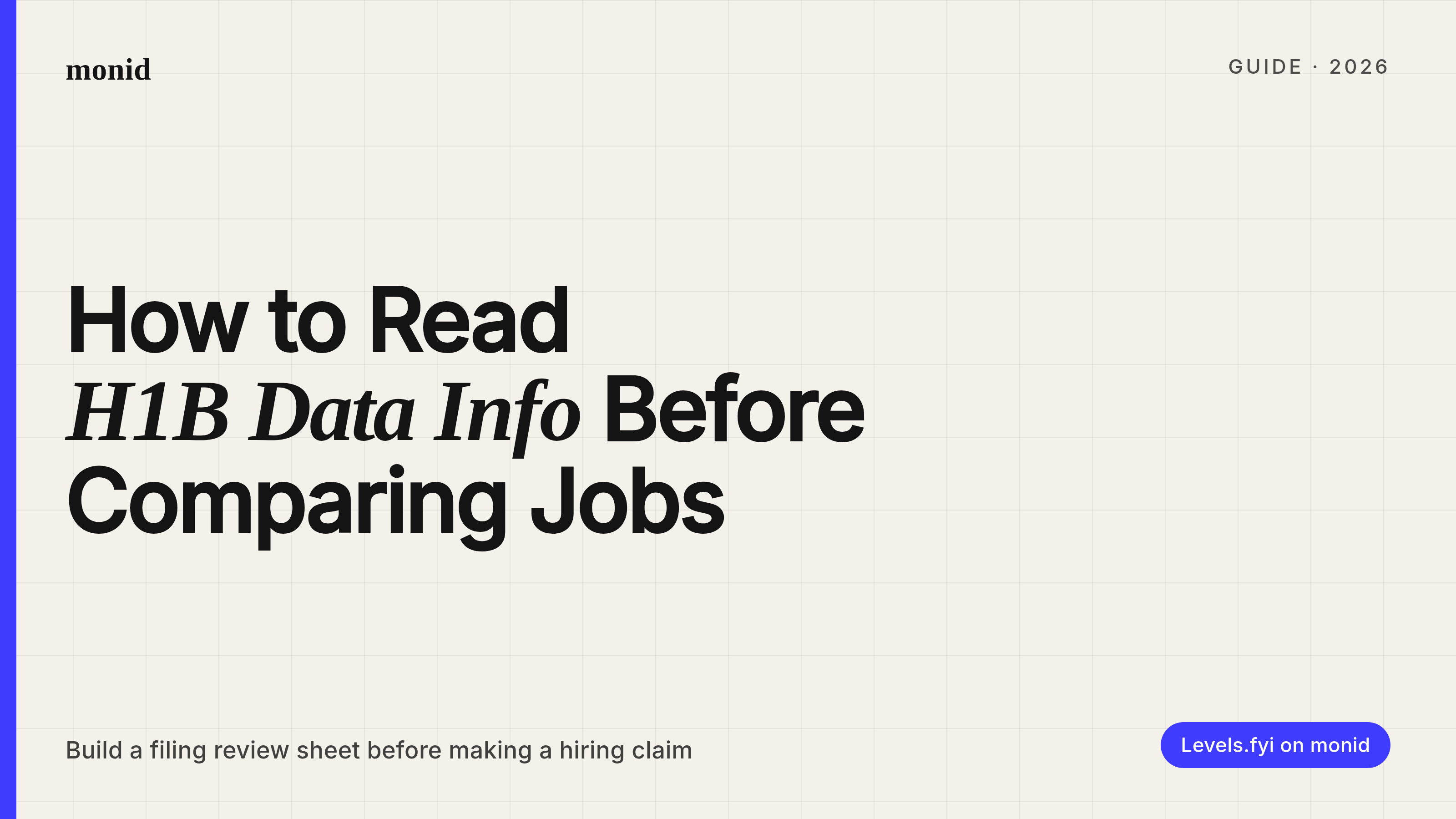 How to Read H1B Data Info Before Comparing Jobs