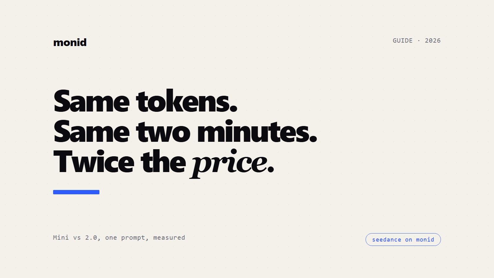 How to Use Seedance 2.0 by API: One Prompt, Two Models, Measured