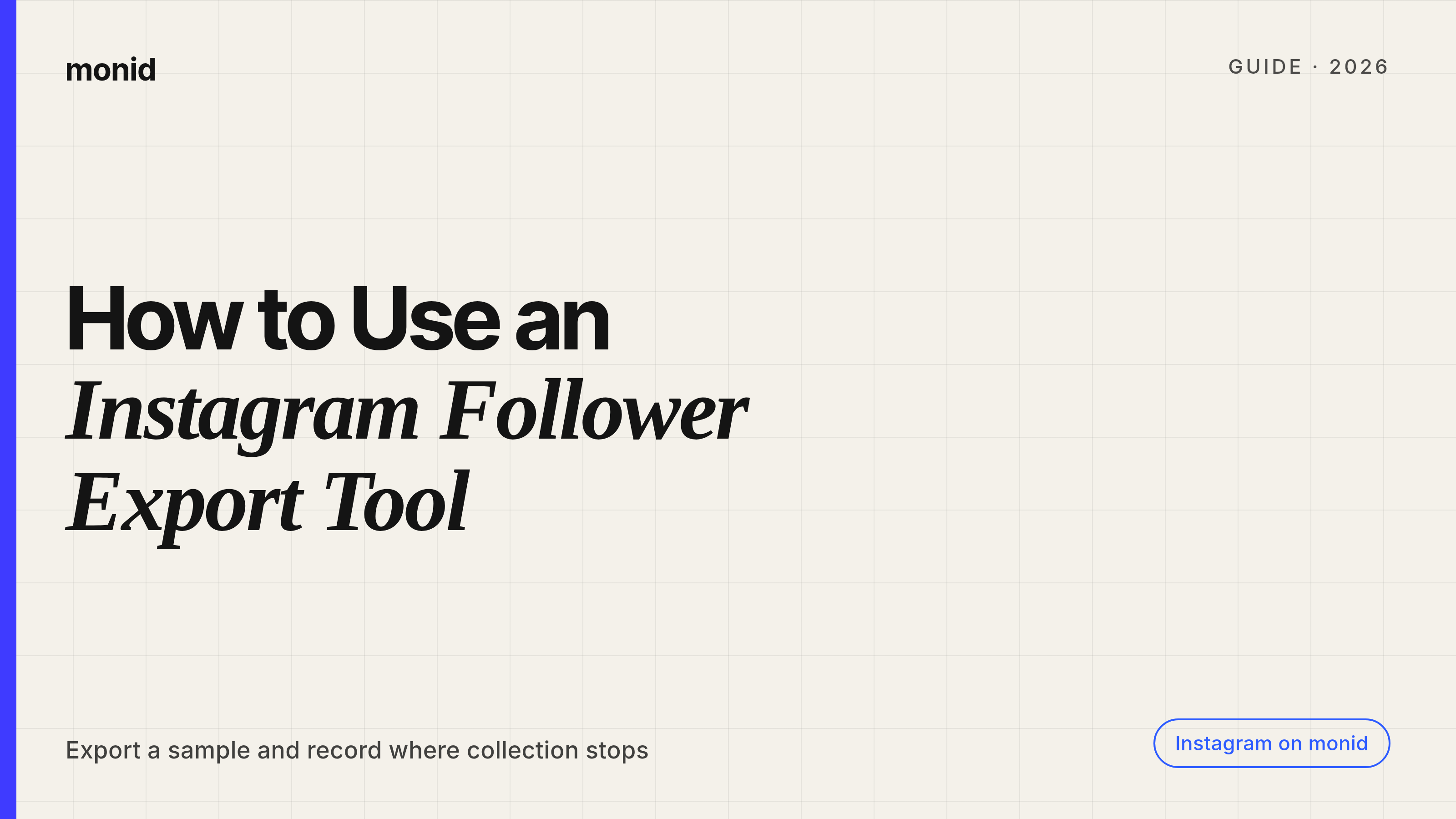 How to Use an Instagram Follower Export Tool