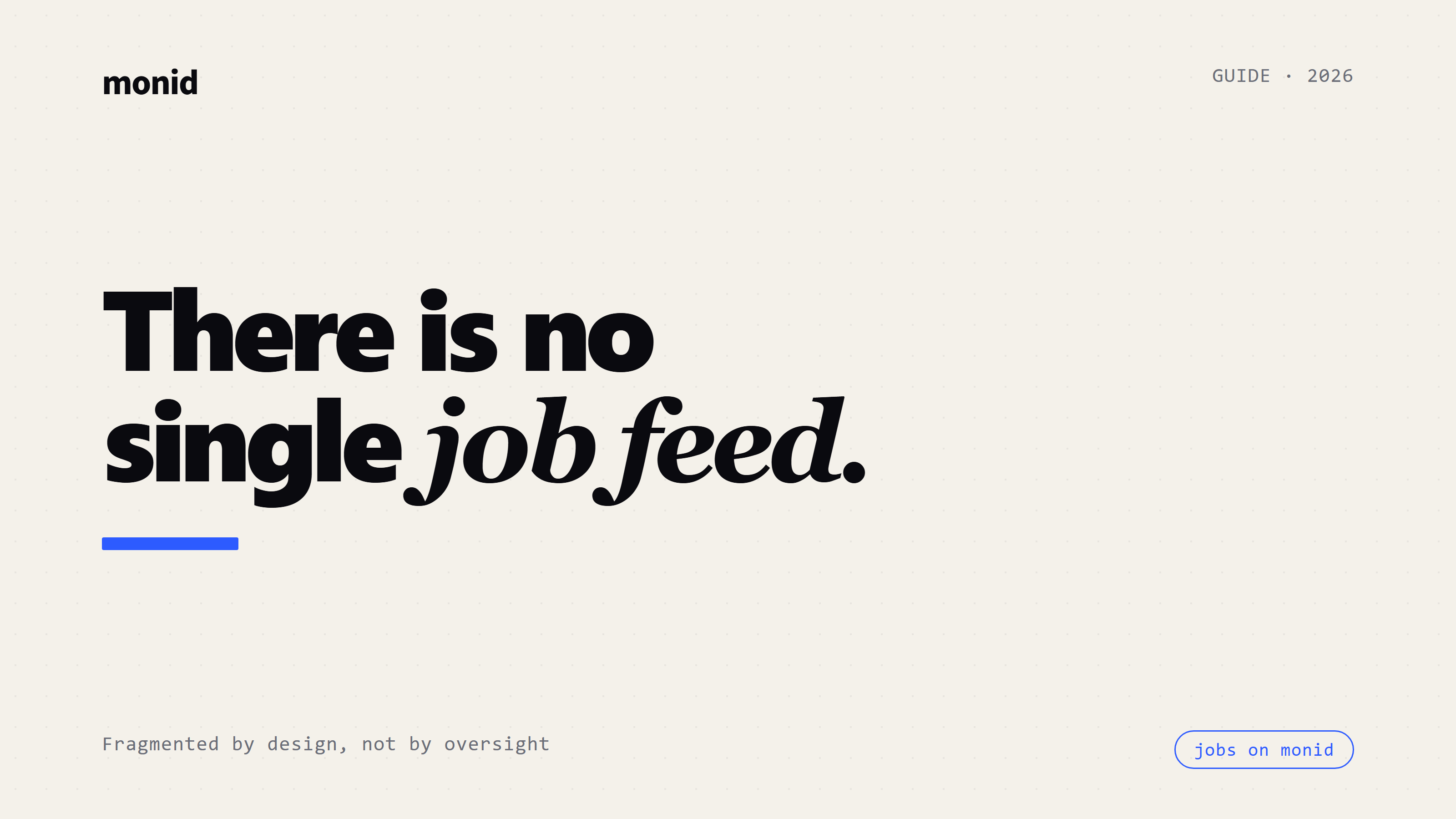 Job Scraping Software: There Is No Single Job Feed