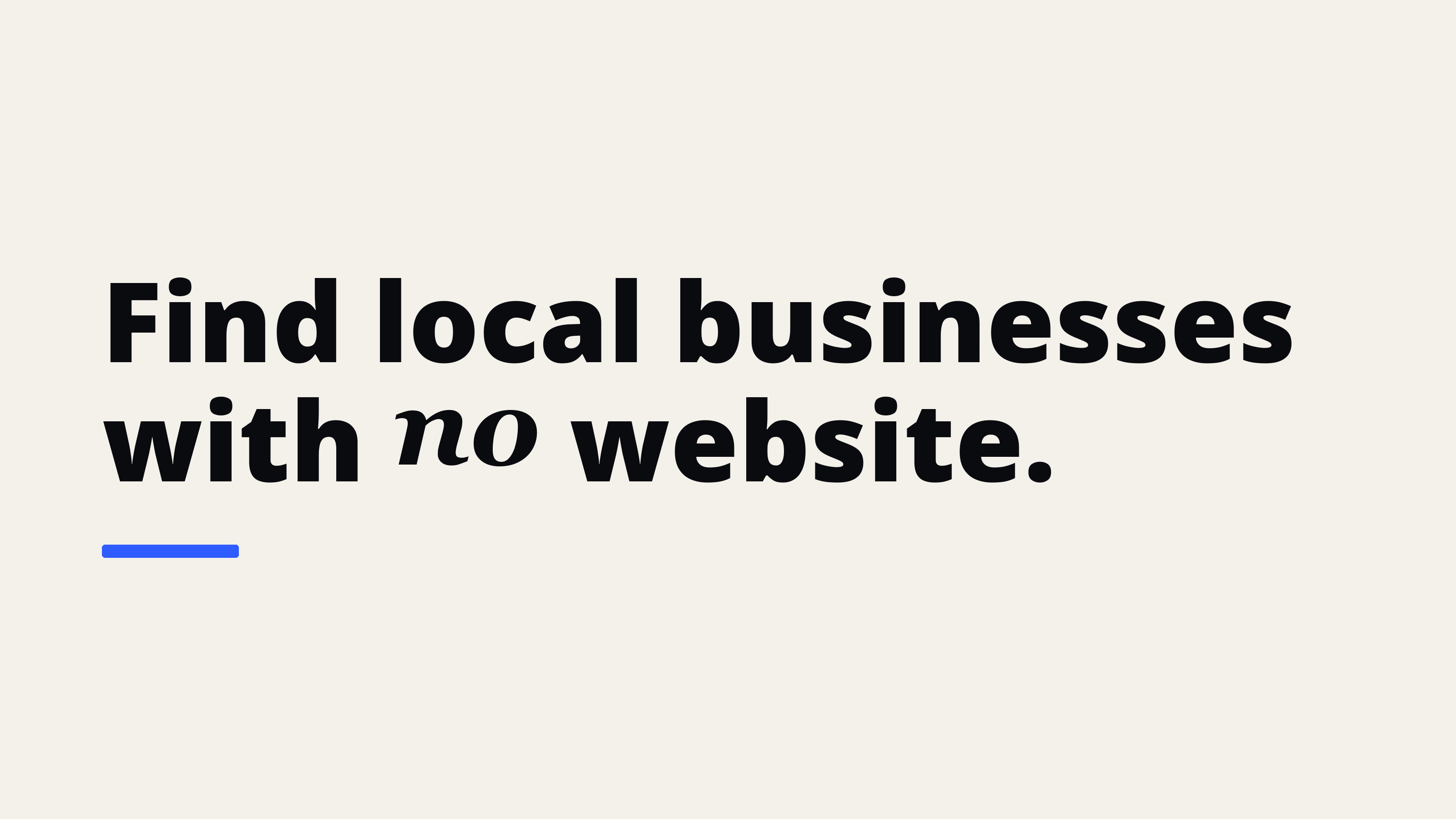 How to Find Local Businesses Without Websites