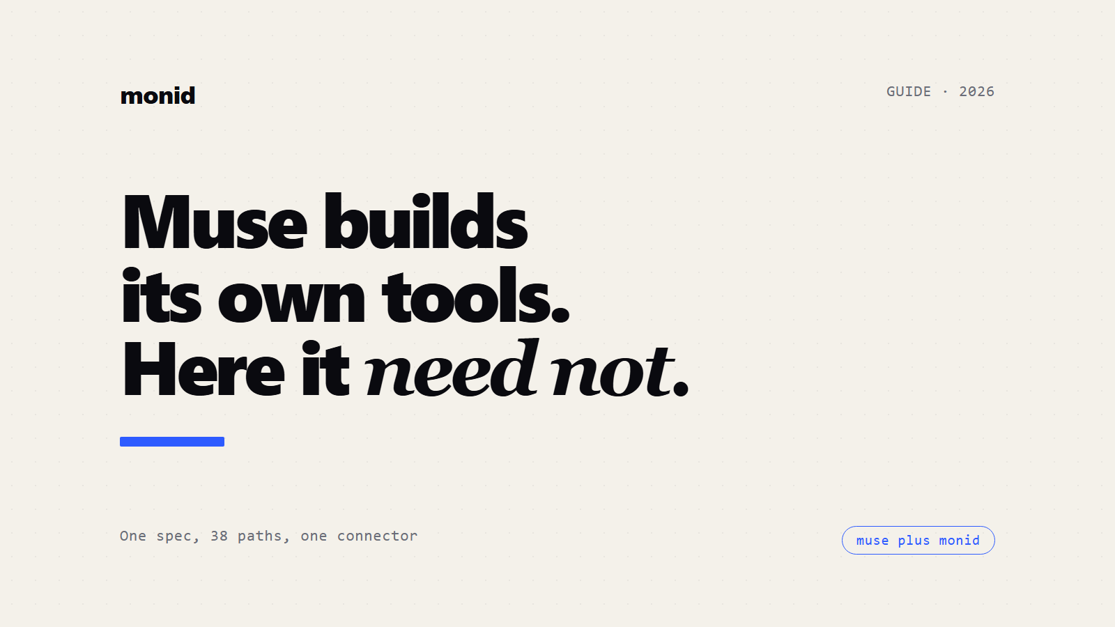 Meta Muse Builds Its Own Tools: Here It Does Not Have To