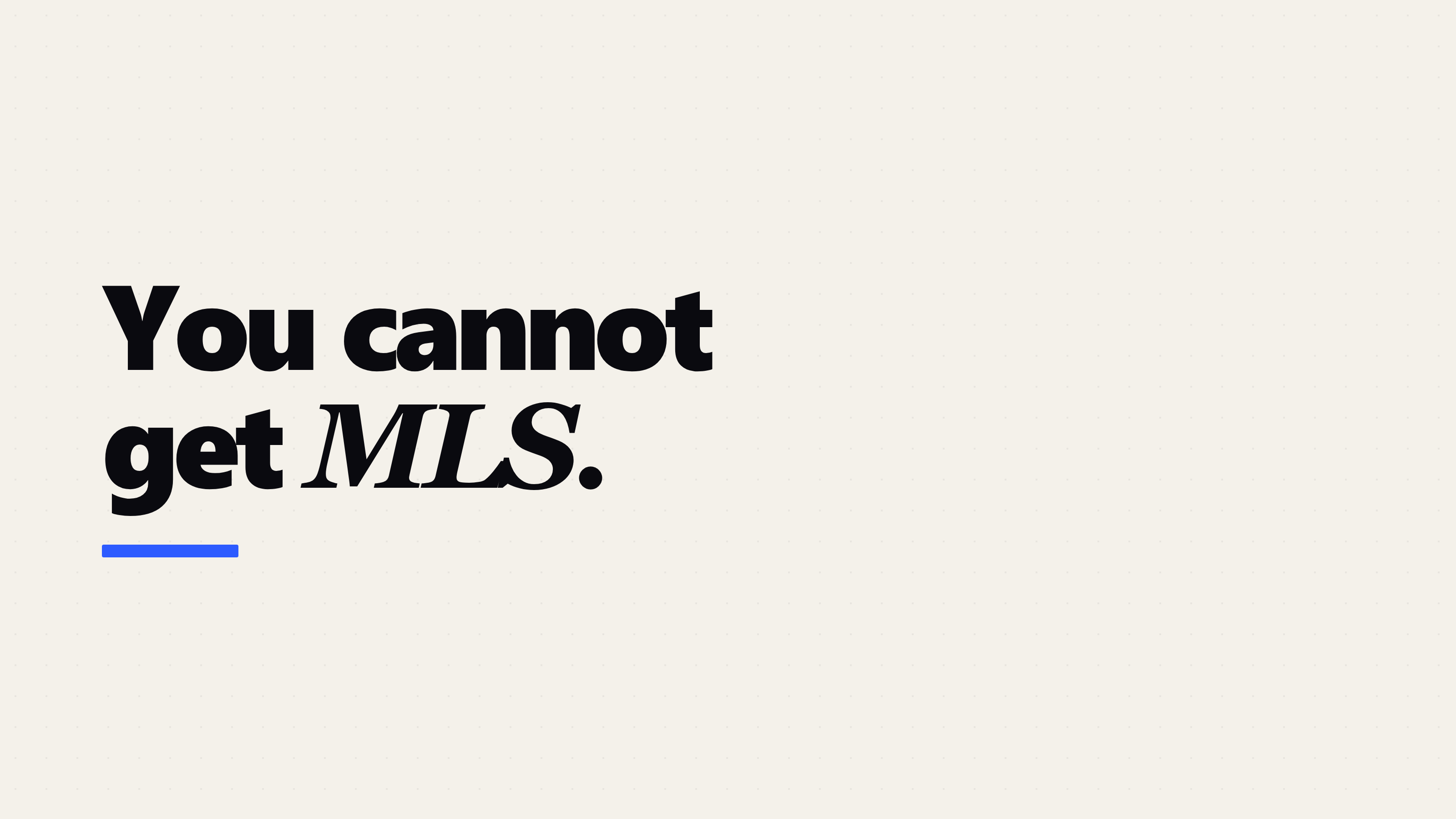 MLS Real Estate API: What You Get When You Cannot Get MLS