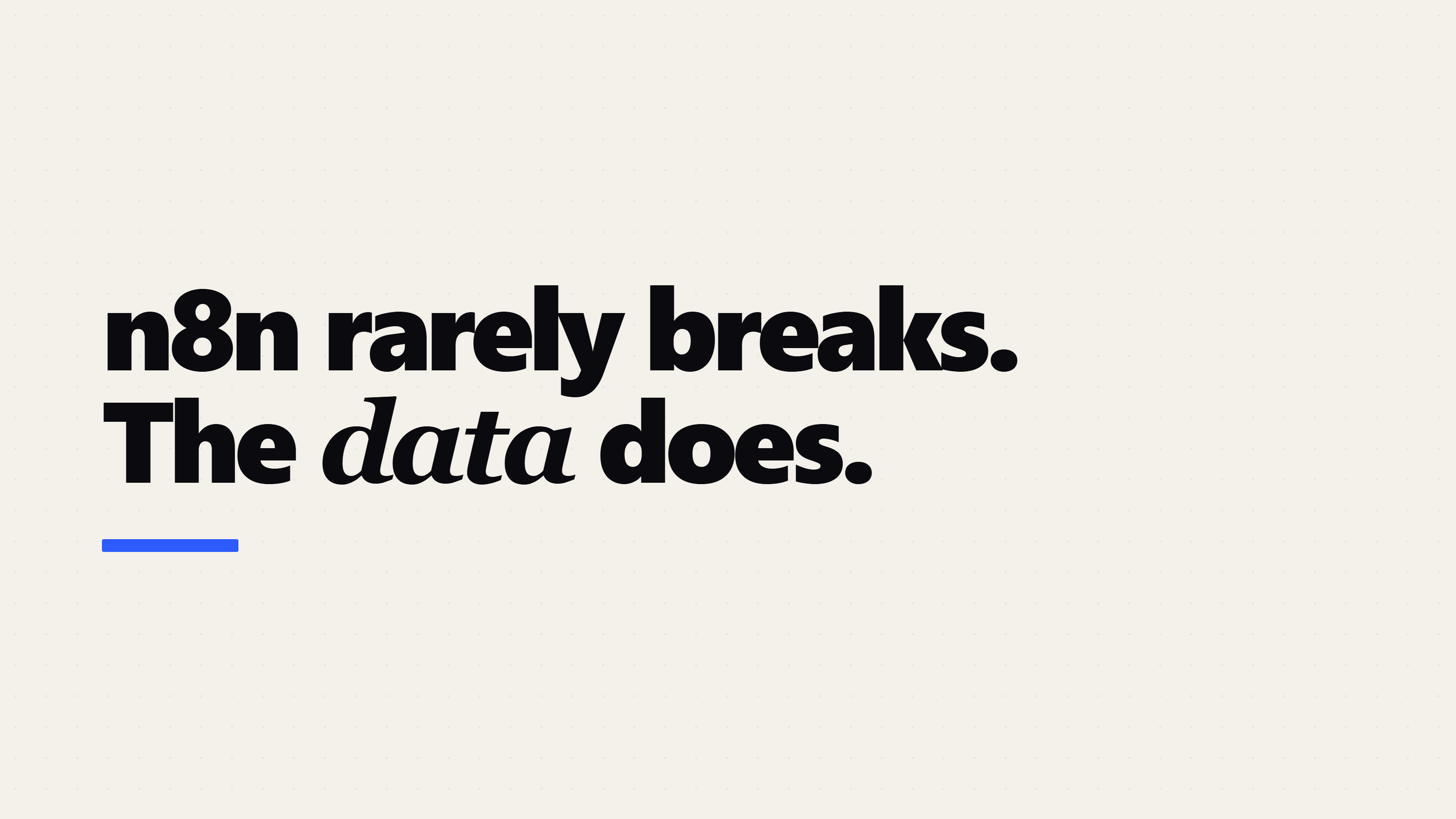 The Data Layer for n8n: One Key Instead of a Node Per Vendor