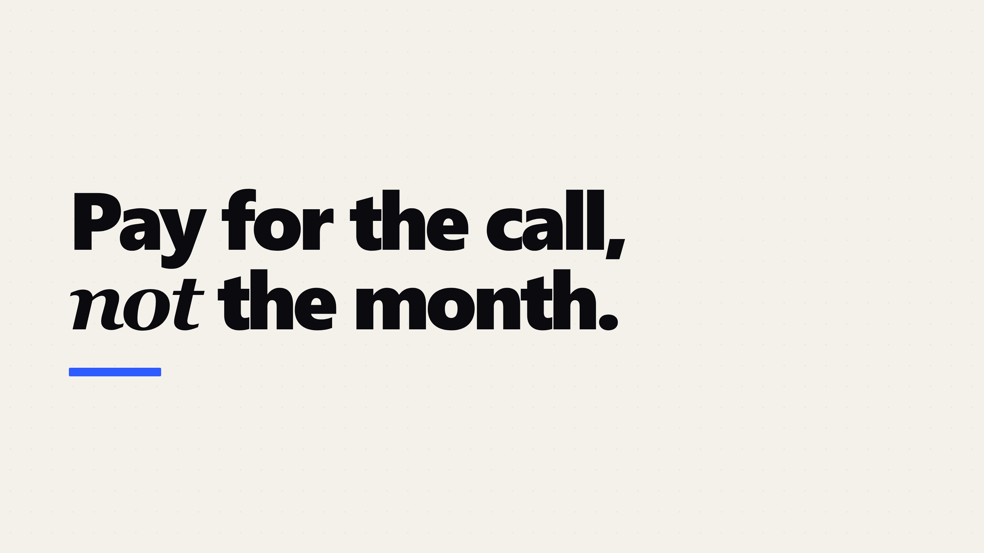 Which Data API Lets You Pay Per Call Instead of a Subscription?