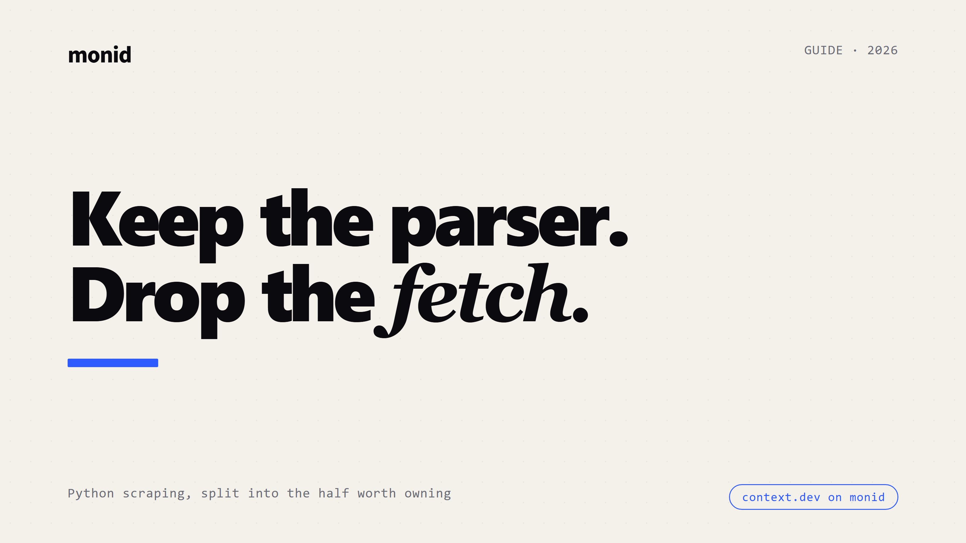 Web Scraping in Python Without Maintaining a Scraper