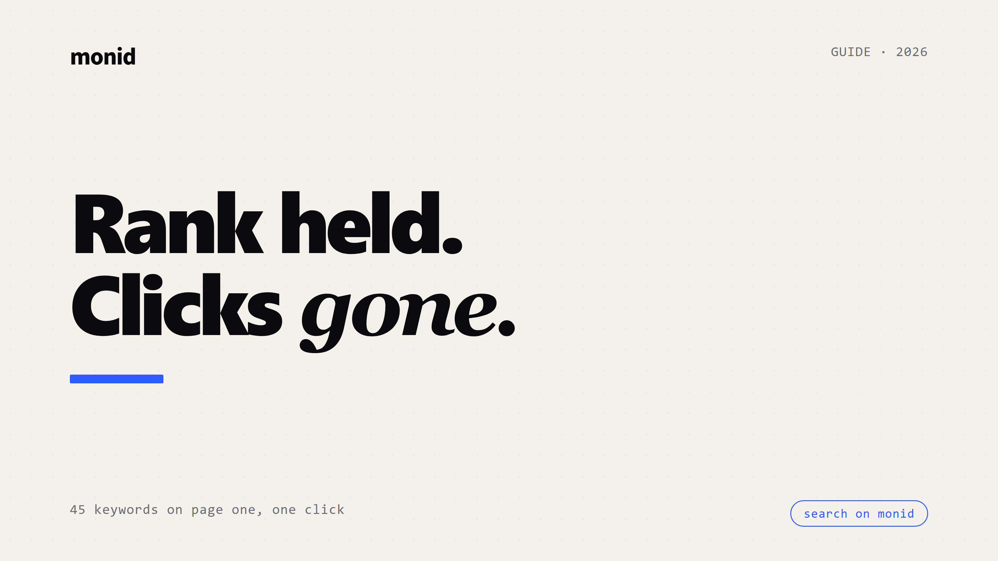 SERP History: Track the Page's Shape, Not Just Your Rank