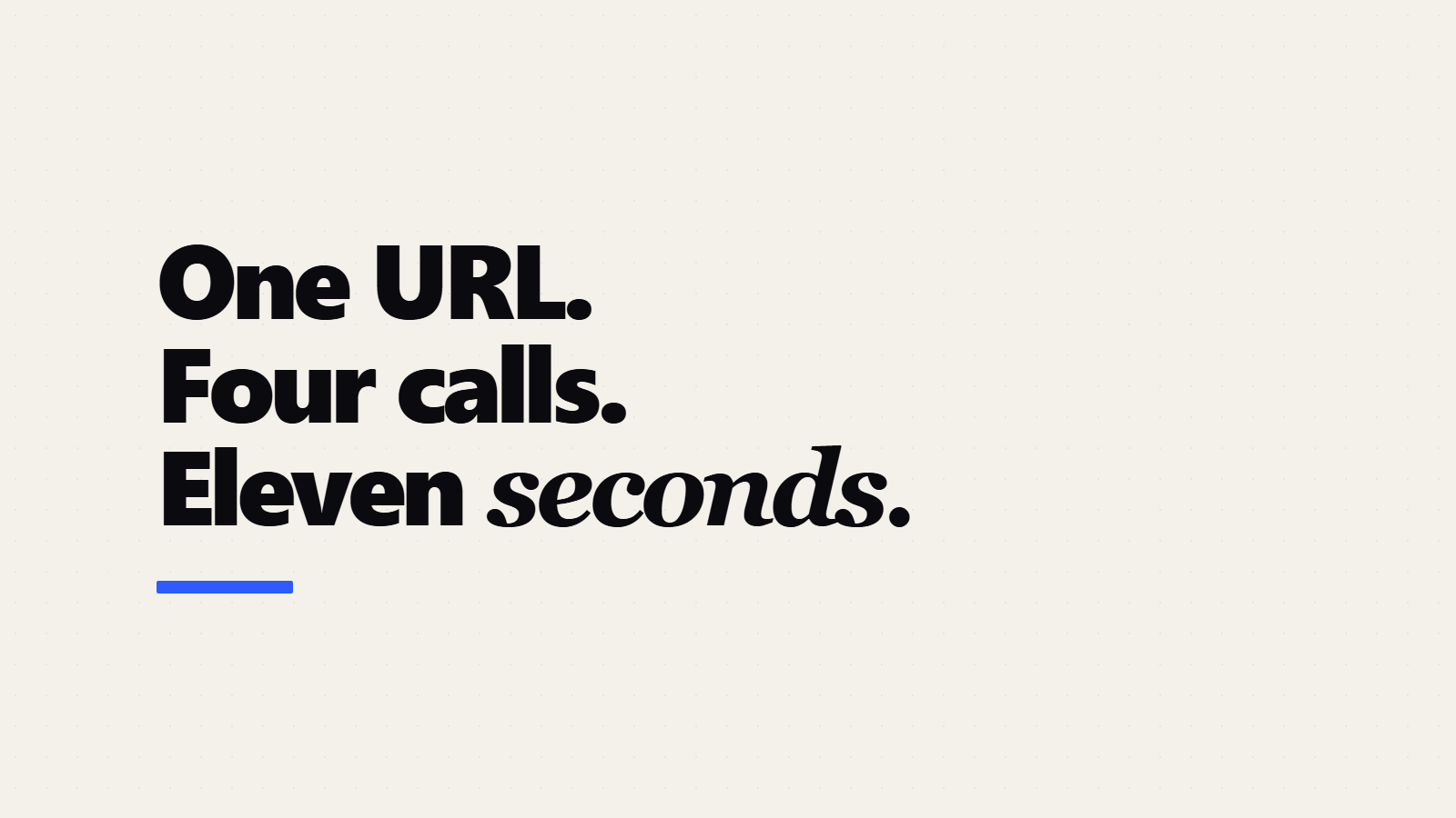 Target Company URL Analysis: What One Domain Tells You in Four Calls