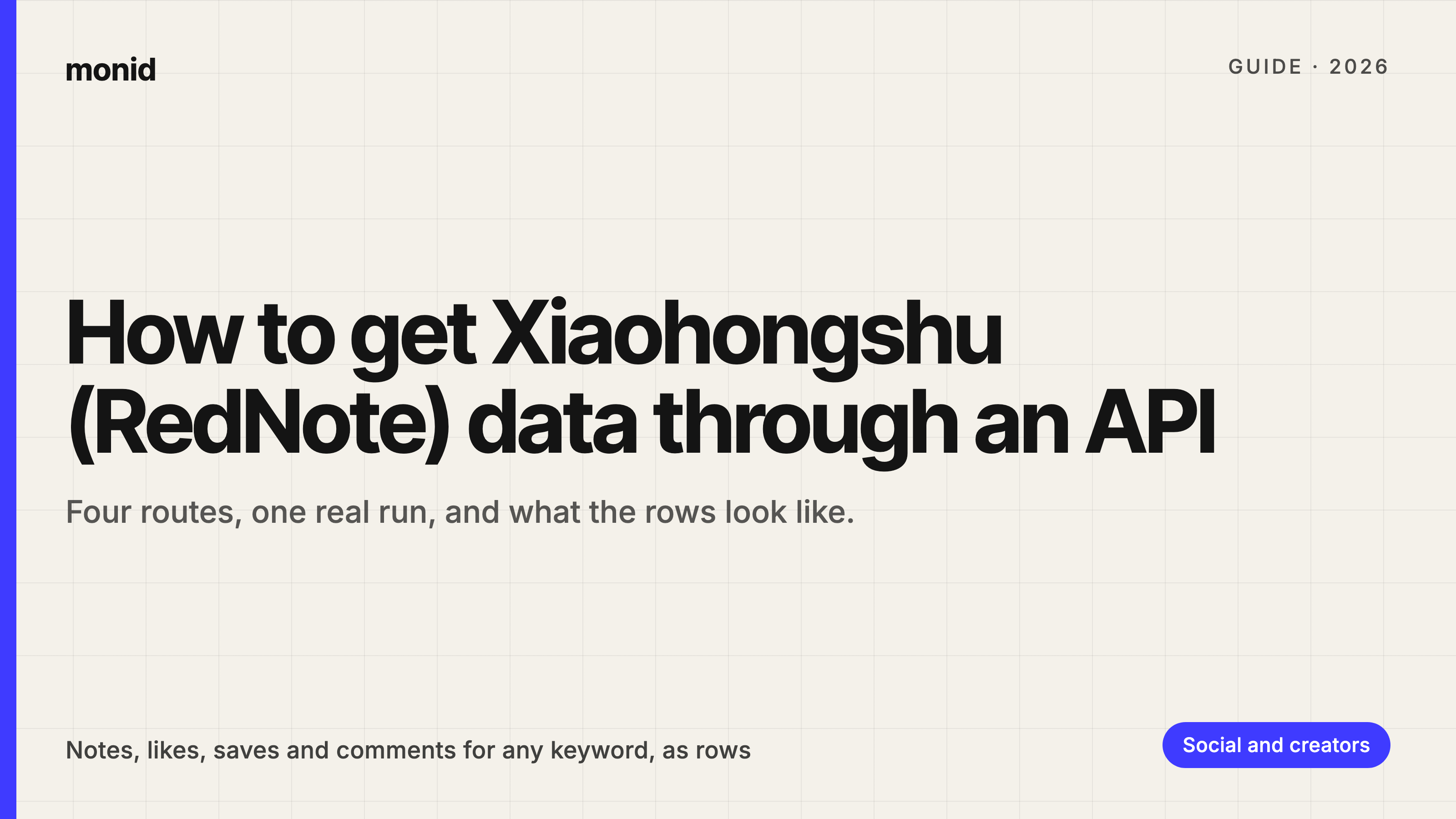 How to Get Xiaohongshu (RedNote) Data Through an API