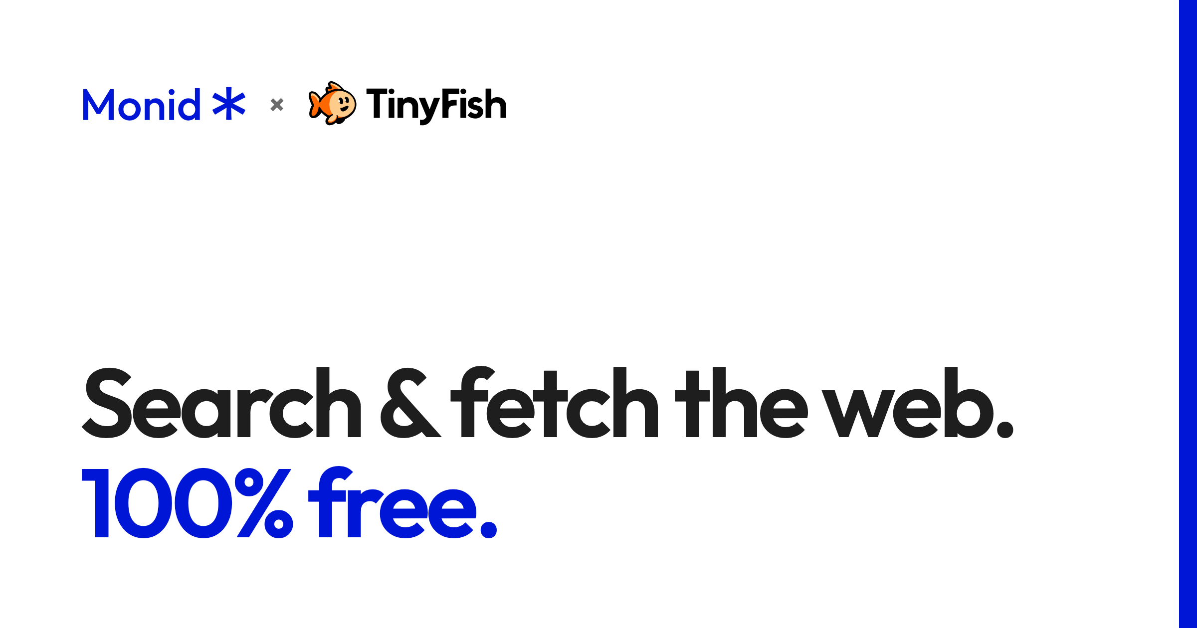 Free search & fetch for every agent