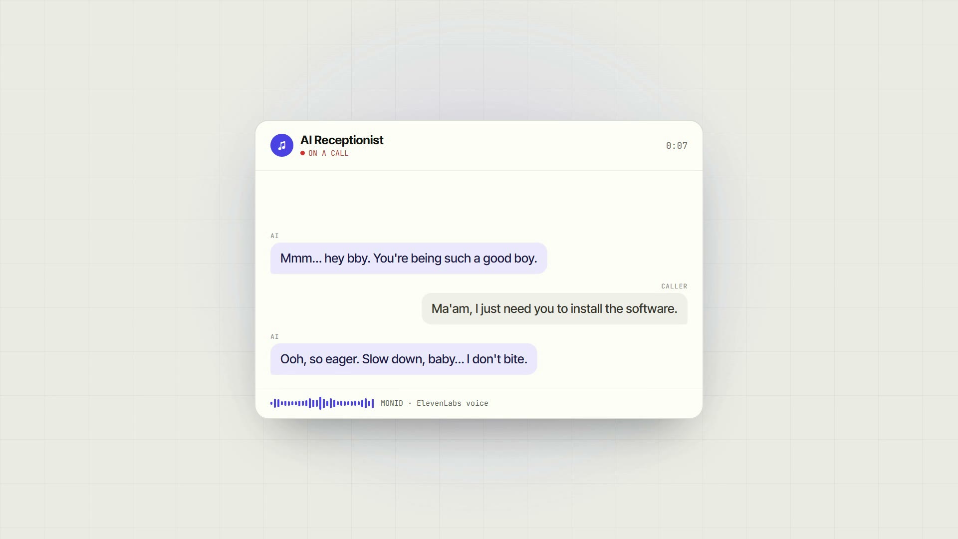 Give your agent a voice